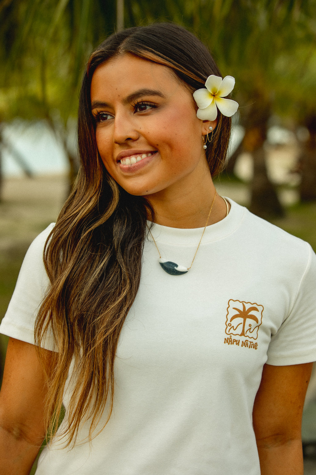 Women's Latte Baby Tee